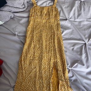 Abercrombie and Fitch Midi Orange Dress